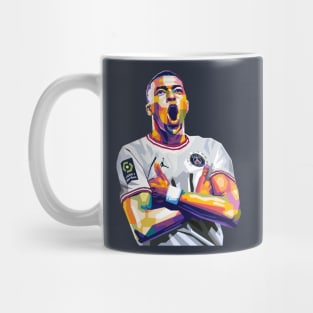 Kylian mbappe goal celebration Mug